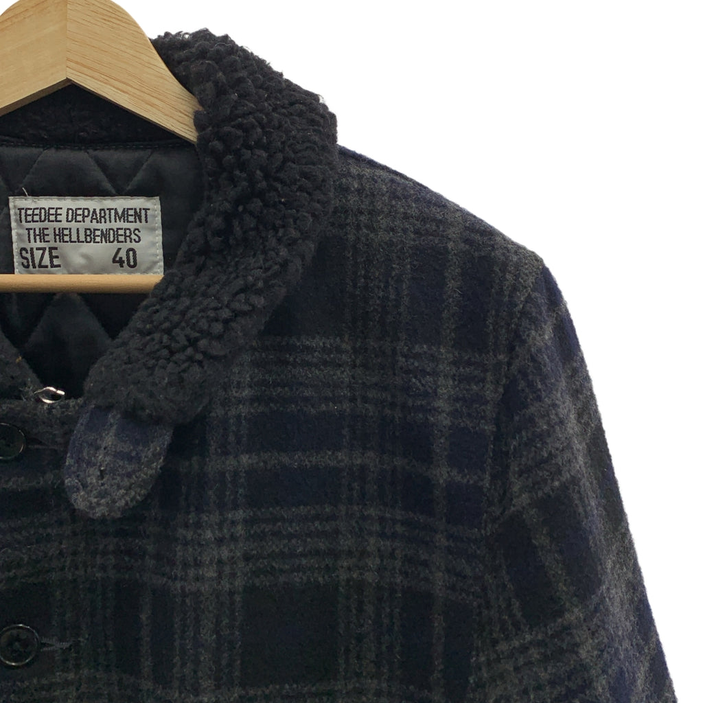 Tee Dee / ティーディー | ウール チェック キルティングジャケット | 40 | メンズ