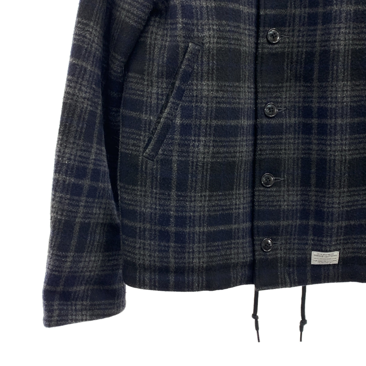 Tee Dee / ティーディー | ウール チェック キルティングジャケット | 40 | メンズ
