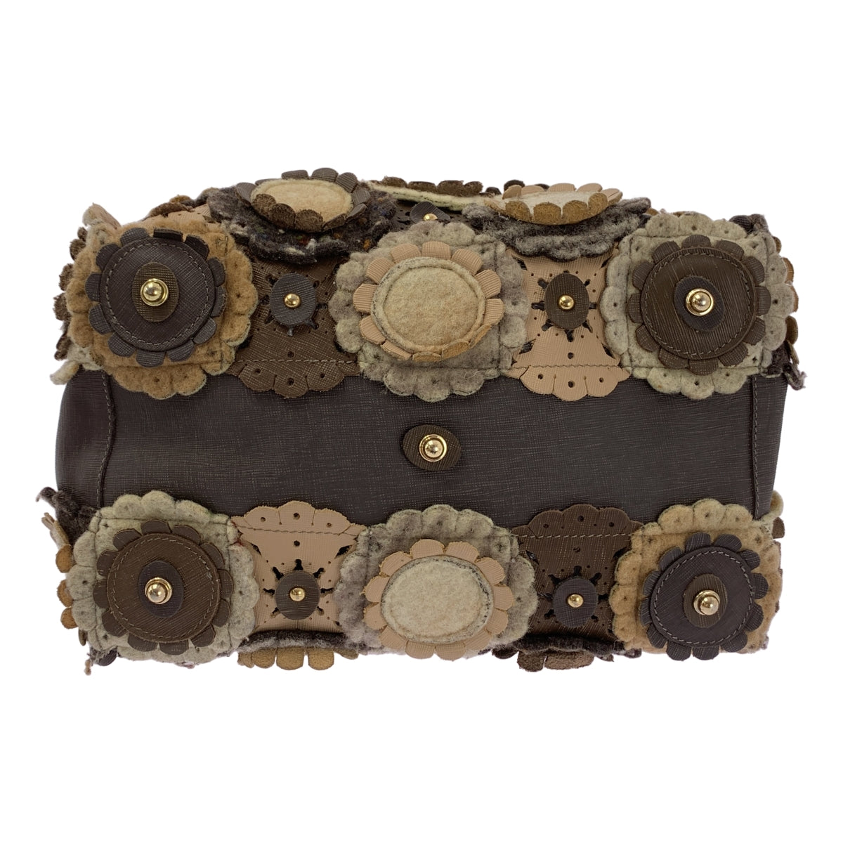 JAMIN PUECH / 자만 피에쉬 | 가죽 펠트 플라워 2way 숄더백 |