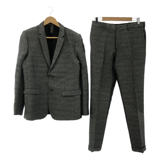 MIHARA YASUHIRO | Herringbone 2B Tailored Jacket/Slacks | Size 46 | Grey | Men's