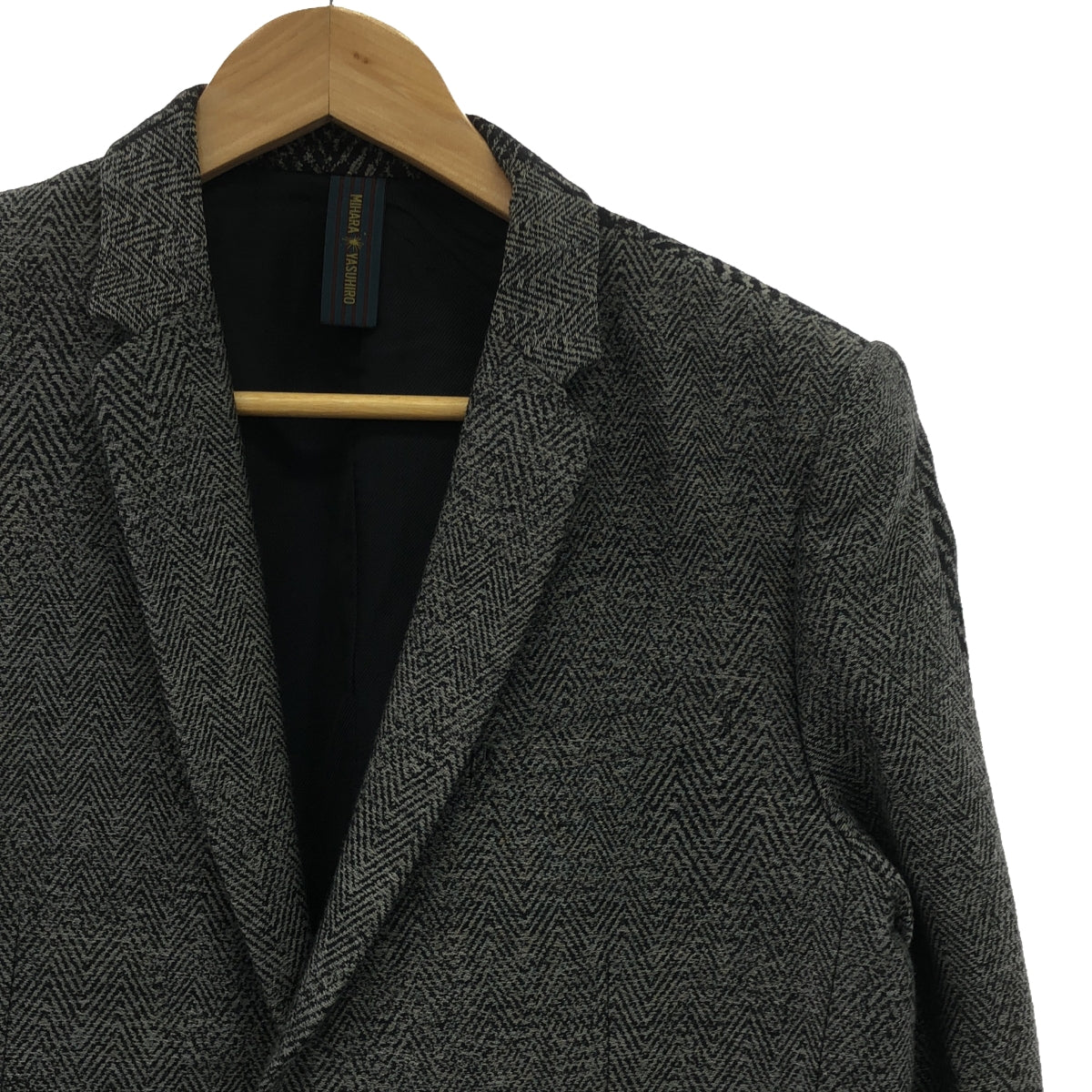 MIHARA YASUHIRO | Herringbone 2B Tailored Jacket/Slacks | Size 46 | Grey | Men's