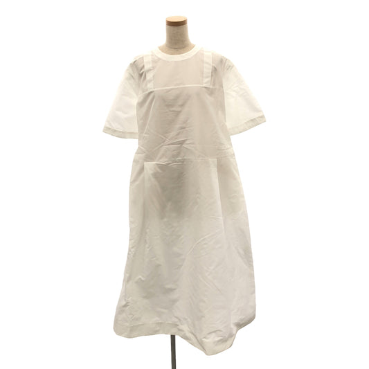 【新品】  mina perhonen / ミナペルホネン | 2023 s/s | malmi Half sleeve Dress ハーフスリーブワンピース | 38 | ホワイト | レディース