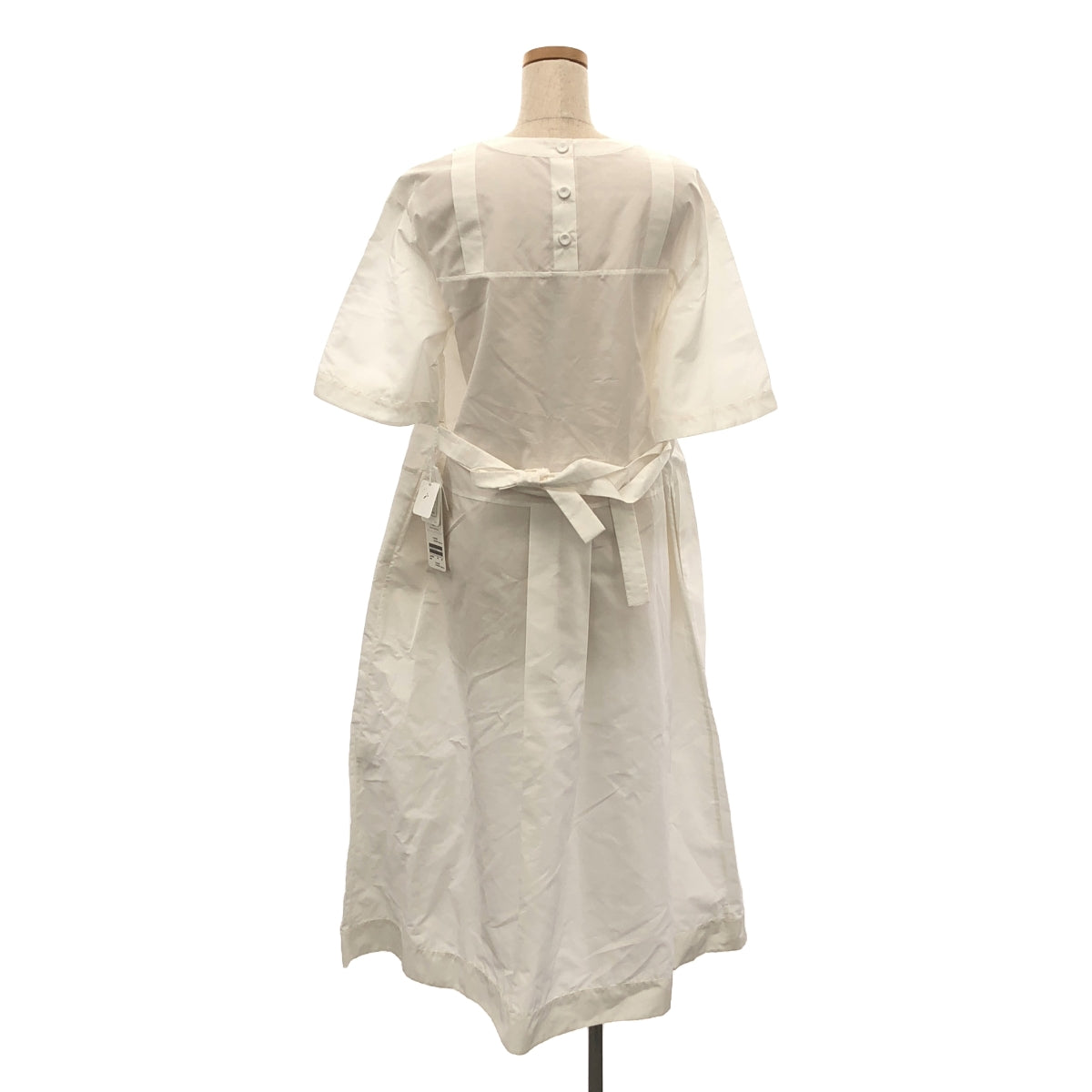 【新品】  mina perhonen / ミナペルホネン | 2023 s/s | malmi Half sleeve Dress ハーフスリーブワンピース | 38 | ホワイト | レディース