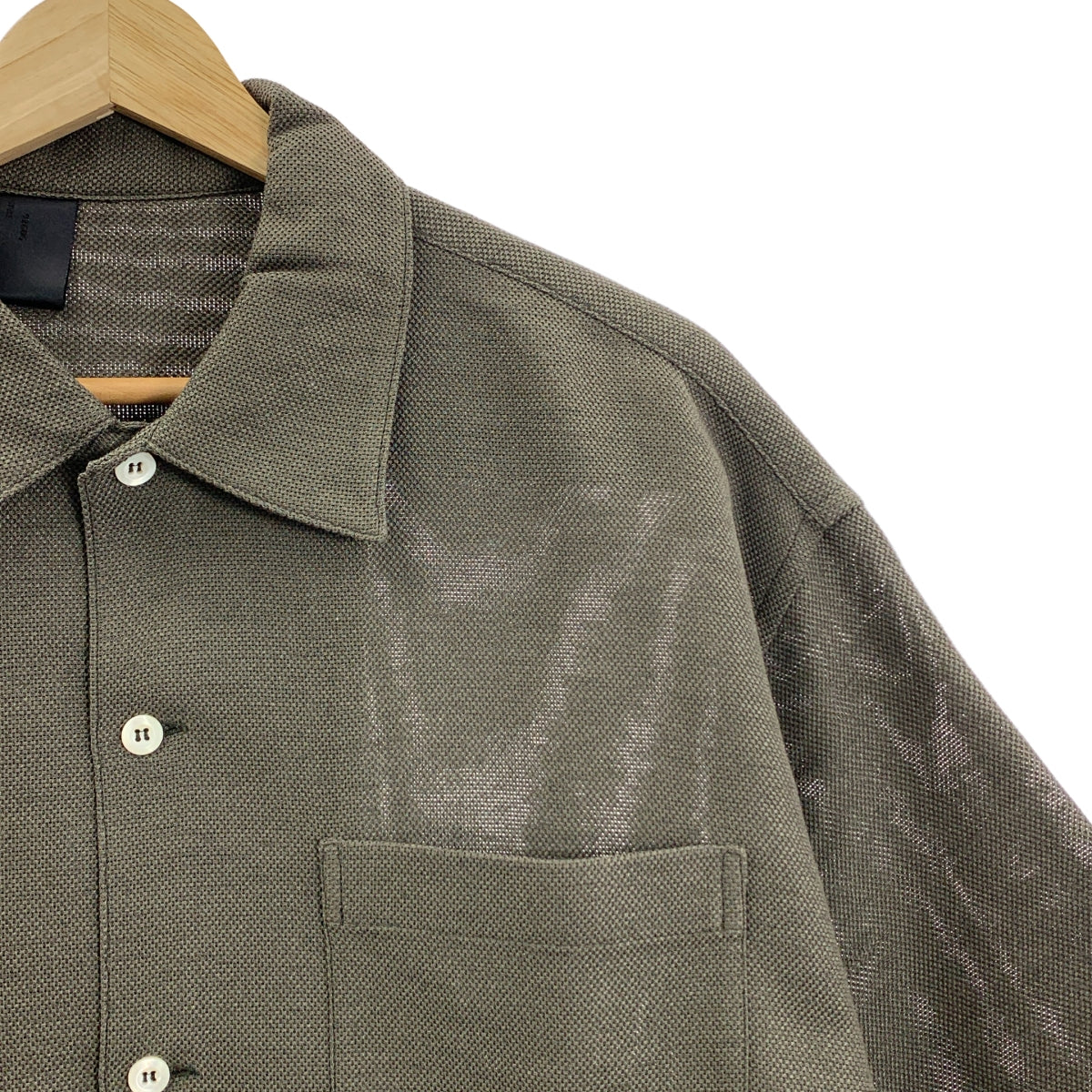 N.HOOLYWOOD / エヌハリウッド | コットン オーバーシルエット  シャツ | 42 | メンズ