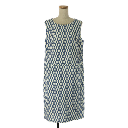 marimekko / Marimekko | PIKKU SUOMU Sleeveless Dress | 38 | Light Blue/White | Women's