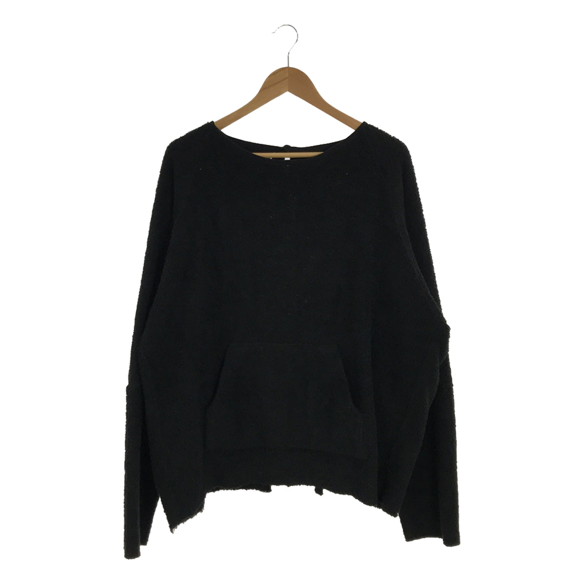 OLUBIYI THOMAS / オルヴィトーマス | 2023AW | long sleeve jumper 2Way パイル クルーネックスウェット カーディガン | 2 | メンズ