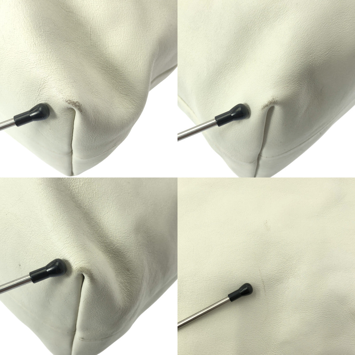 miu miu / 뮤뮤 | Leather Hobo Bag 가죽 호보백 | 화이트 | 여성