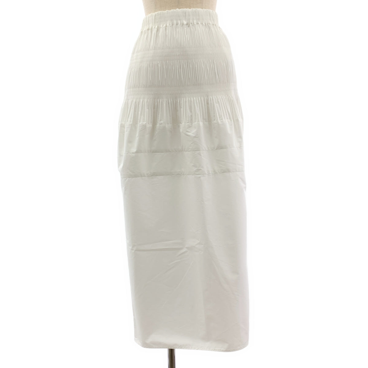 Mame Kurogouchi / マメクロゴウチ | 2025SS | Micro Pleats Round Silhousette Skirt / ウエストゴム ギャザー ボリューム スカート | 1 | レディース