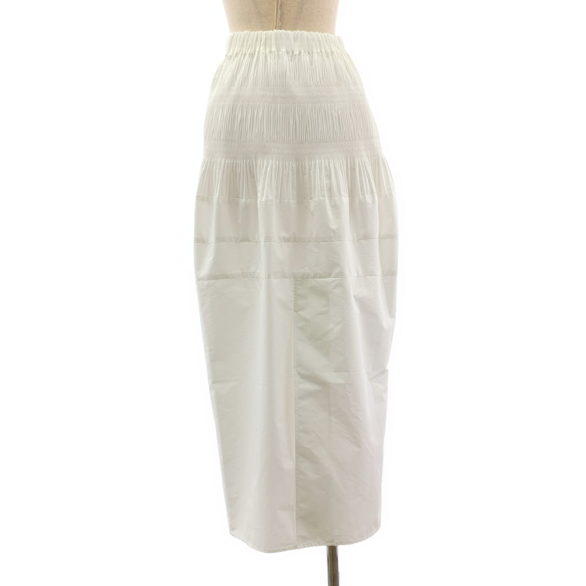 Mame Kurogouchi / マメクロゴウチ | 2025SS | Micro Pleats Round Silhousette Skirt / ウエストゴム ギャザー ボリューム スカート | 1 | レディース