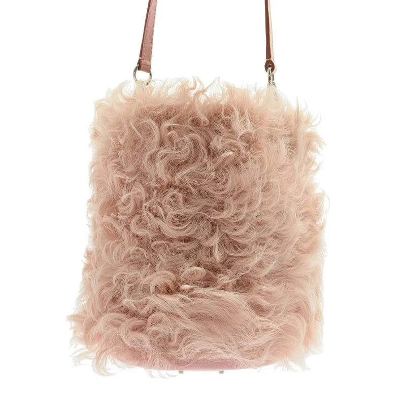 TOD'S / 托德斯 | 鉚釘毛絨兩用斜背包 |