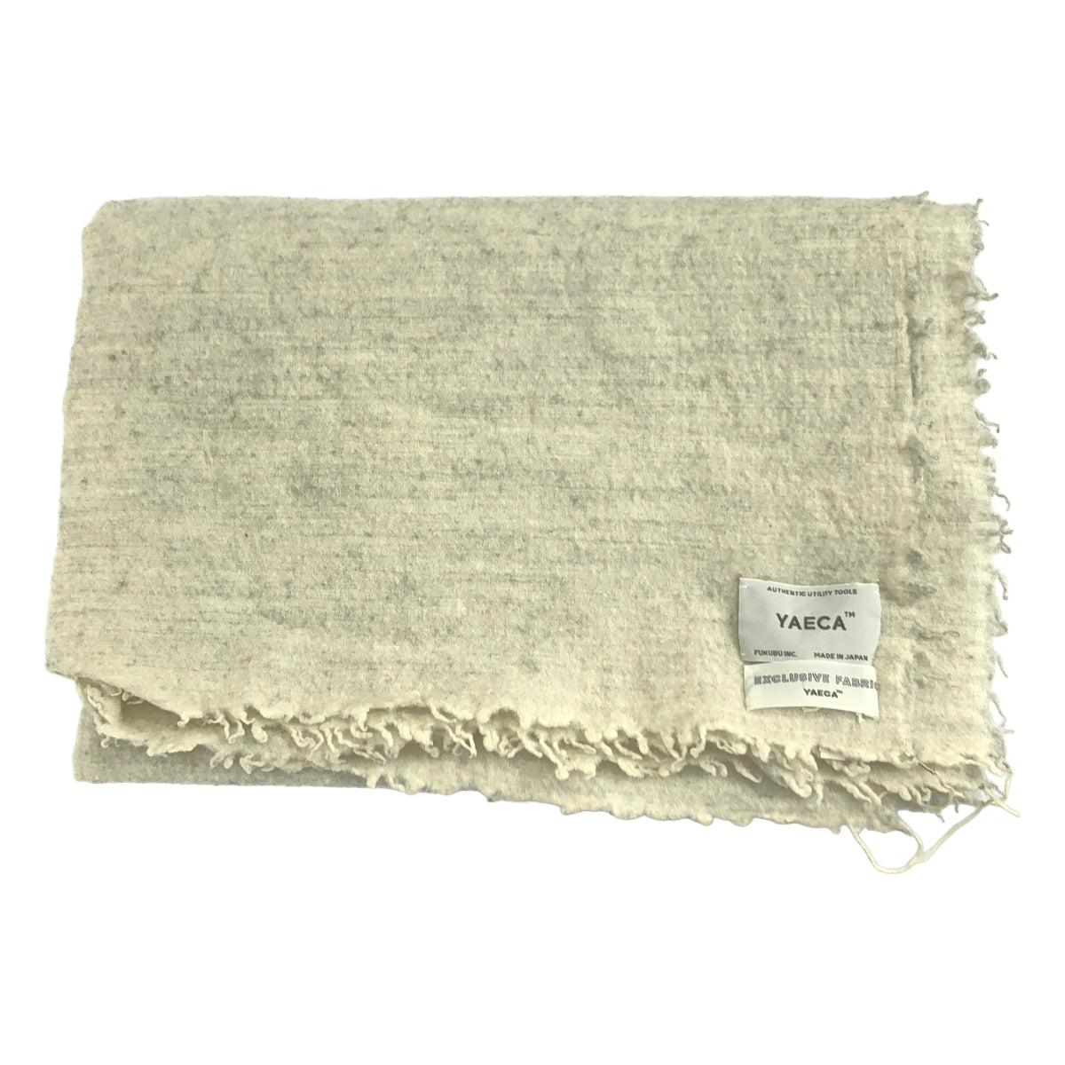 YAECA / ヤエカ | ウール フリンジ ストール マフラー |