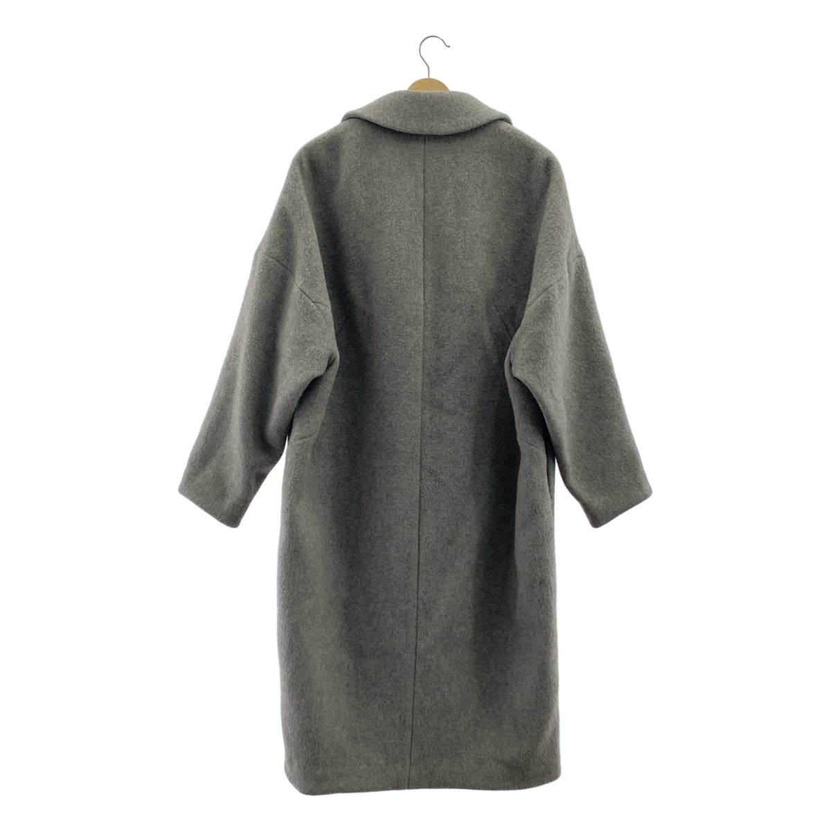 ENFOLD | River 羊毛寬鬆繭型大衣 | 38 碼 | 灰色 | 女款