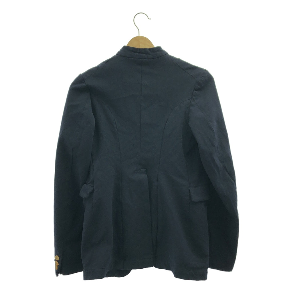 COMME des GARCONS COMME des GARCONS / 콤콤 | 폴리에스터 축융 스탠드 컬러 재킷 | SS | 네이비 | 여성