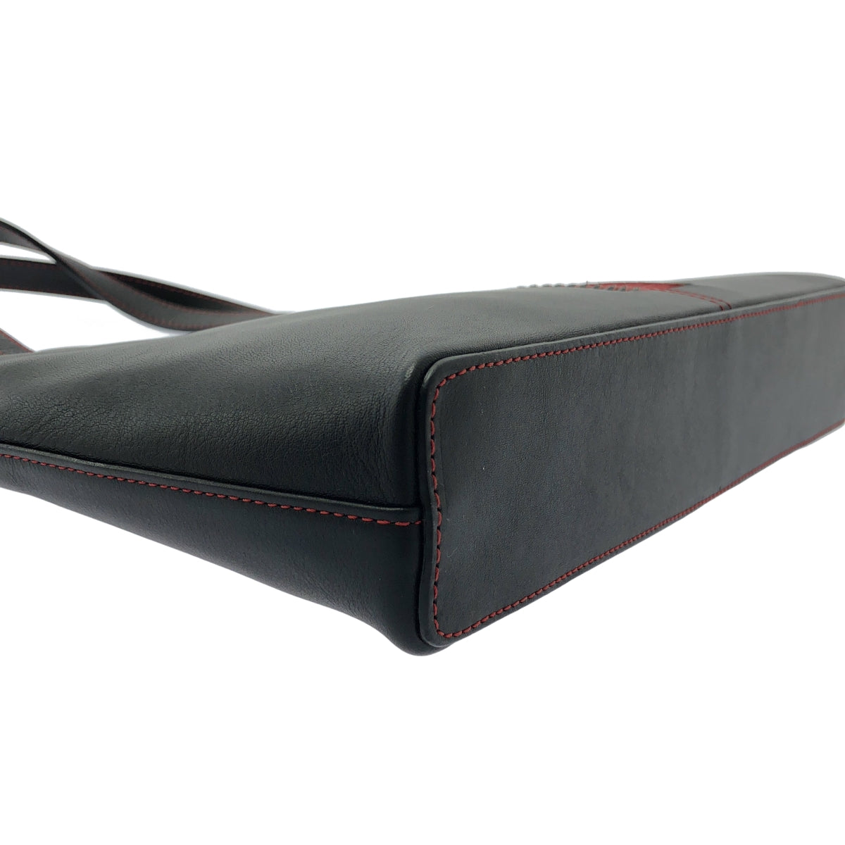 【미품】 BRUNOMAGLI / 브루노 마리 | 가죽 핸드 토트 백 | 블랙 | 여성