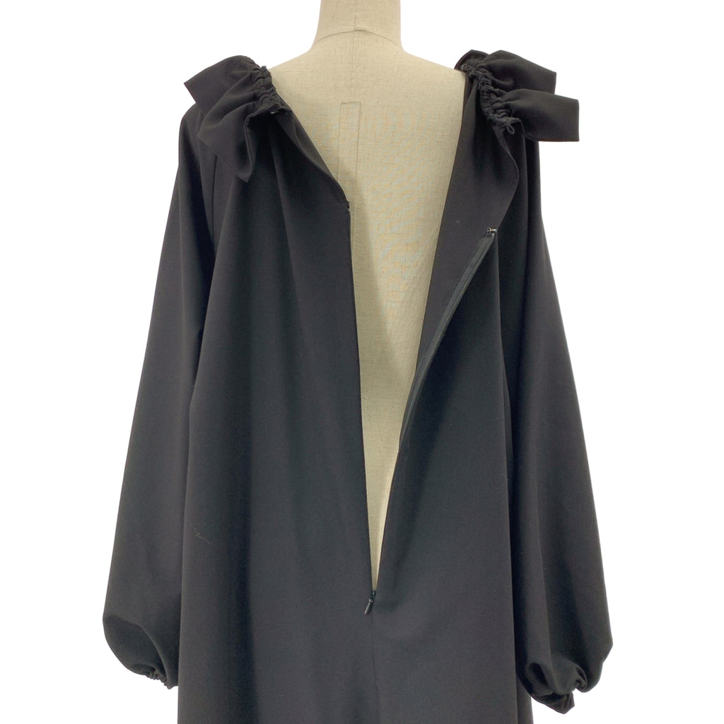 【成色極佳】MECRE | 荷葉邊領連身褲 | S碼 | 黑色 | 女款