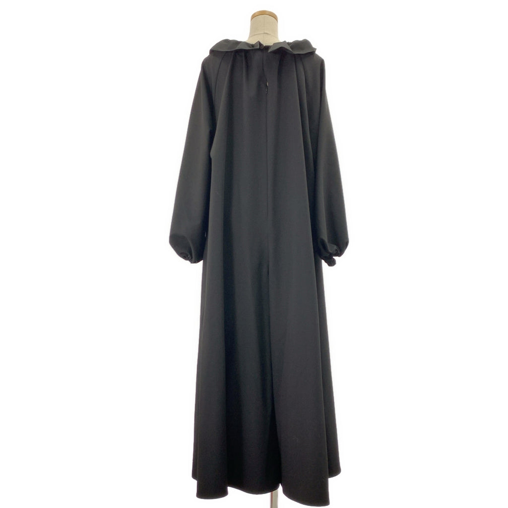 【成色極佳】MECRE | 荷葉邊領連身褲 | S碼 | 黑色 | 女款