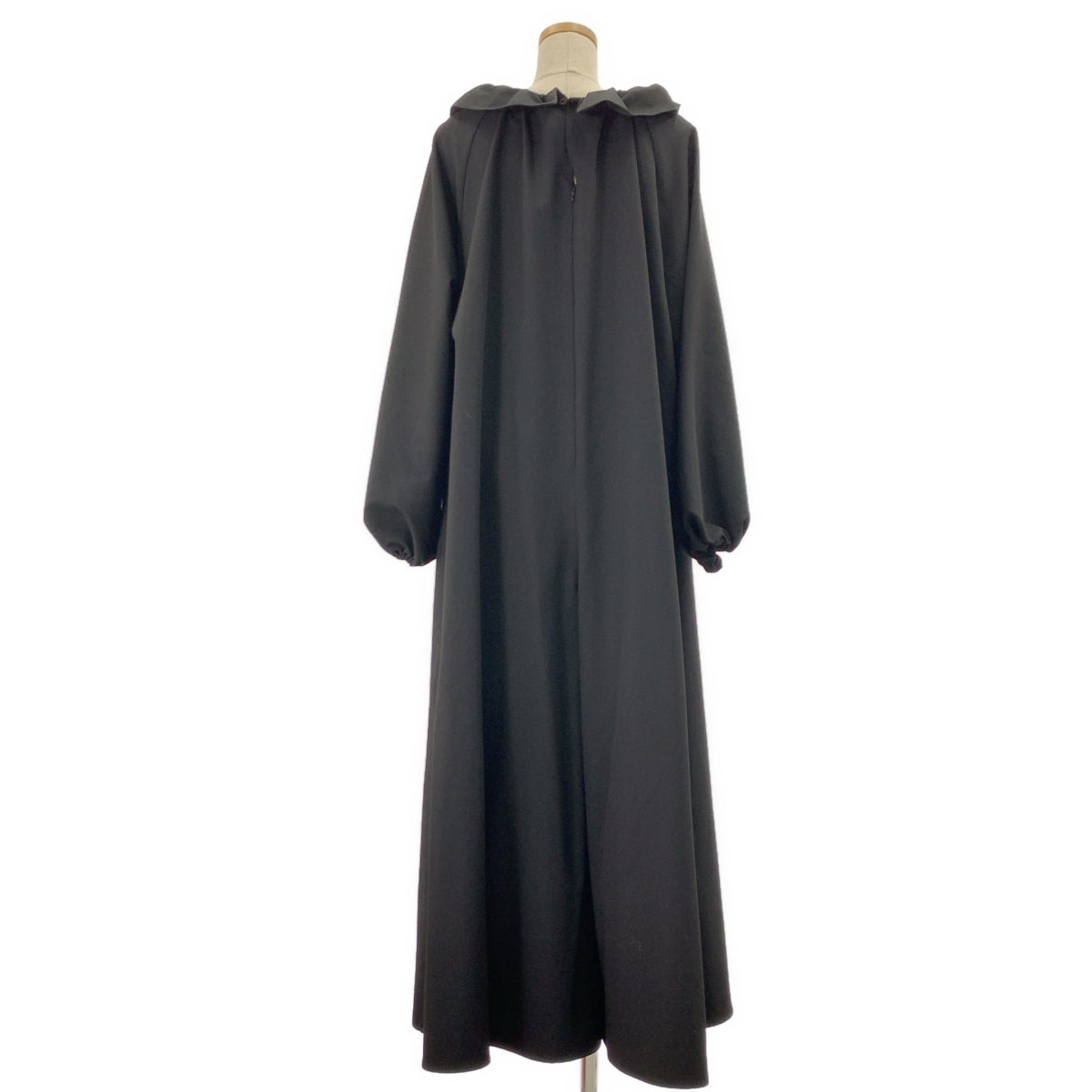 【成色極佳】MECRE | 荷葉邊領連身褲 | S碼 | 黑色 | 女款