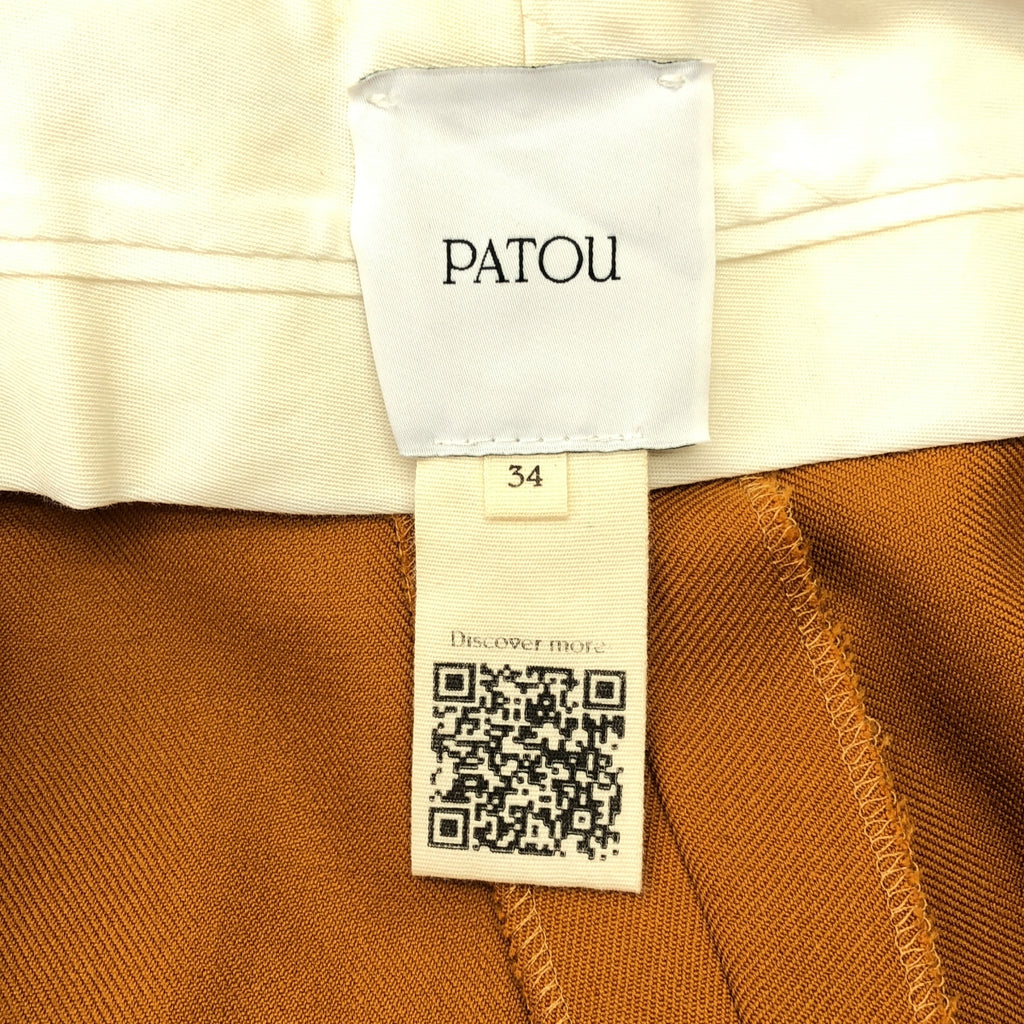 PATOU / パトゥ | センタープレス スラックス パンツ | 34 | レディース