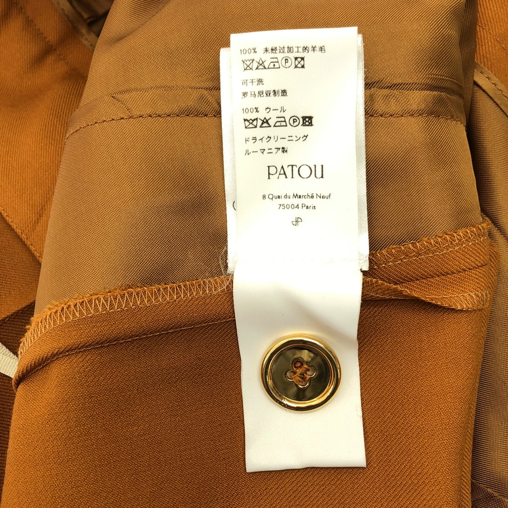 PATOU / パトゥ | センタープレス スラックス パンツ | 34 | レディース