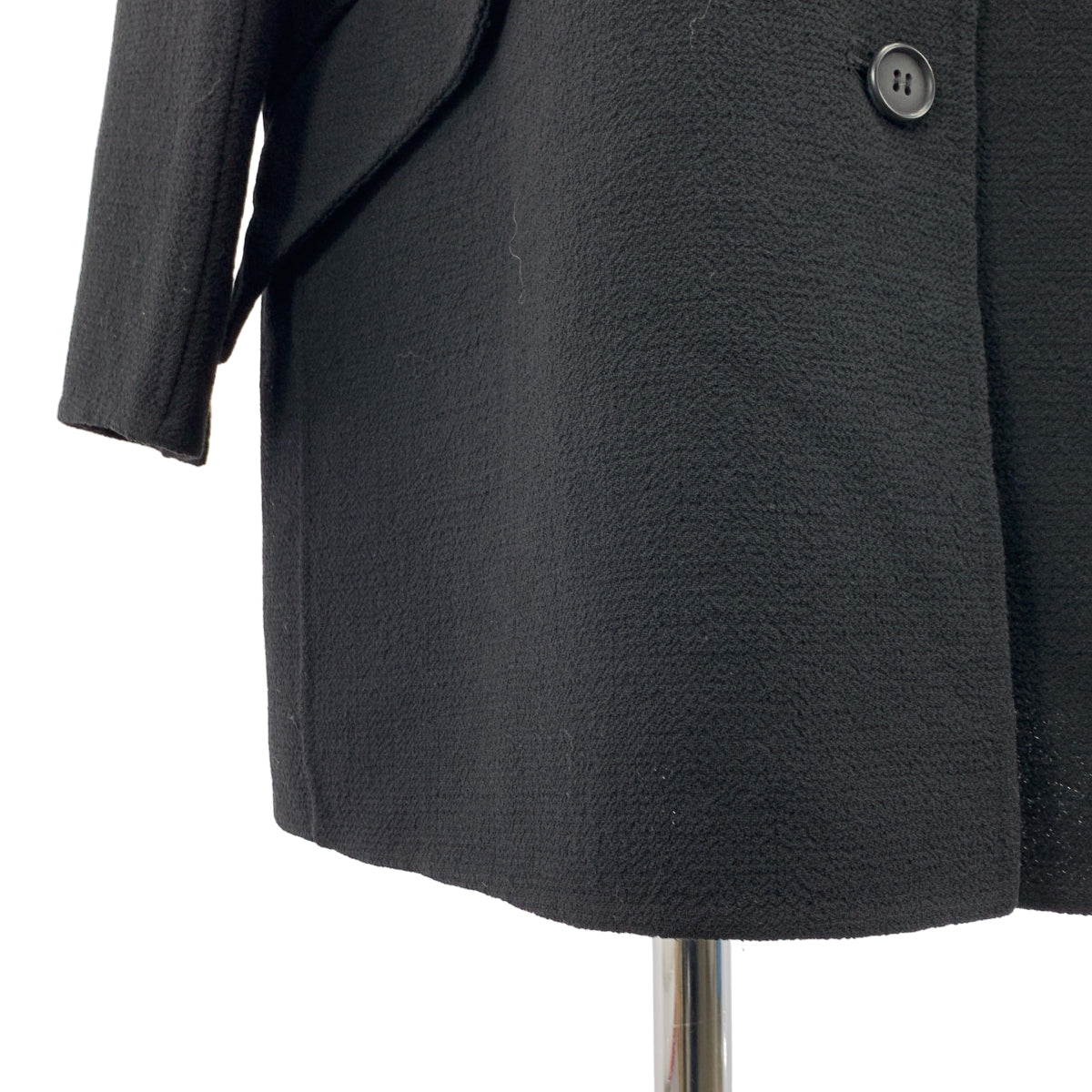 ISSEY MIYAKE / イッセイミヤケ | ウール オーバーサイズ チェスター コート | M | レディース