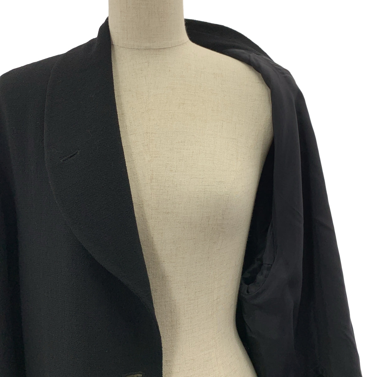 ISSEY MIYAKE / イッセイミヤケ | ウール オーバーサイズ チェスター コート | M | レディース