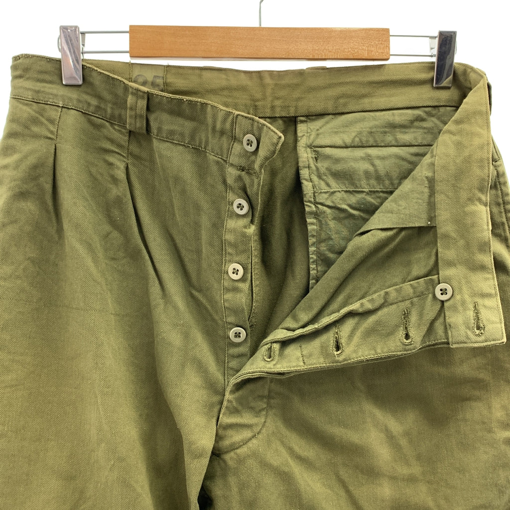 EURO VINTAGE / ユーロヴィンテージ | フランス軍 M52 後期 チノパンツ | 35 | メンズ