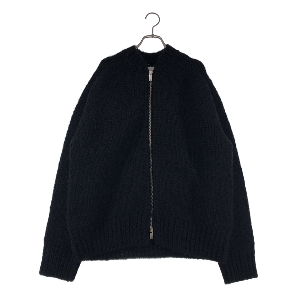 JIL SANDER / ジルサンダー | 2024AW | LS BOMBER CARDIGAN モヘヤ アルパカ ボンバーカーディガン | 46 | メンズ