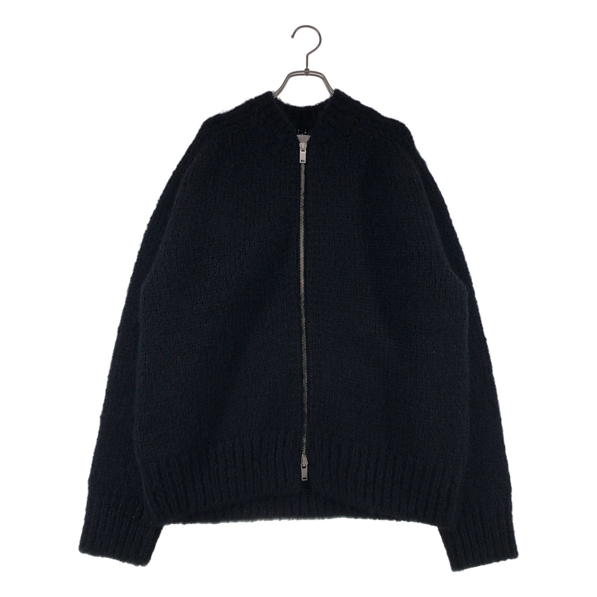 JIL SANDER / ジルサンダー | 2024AW | LS BOMBER CARDIGAN モヘヤ アルパカ ボンバーカーディガン | 46 | メンズ