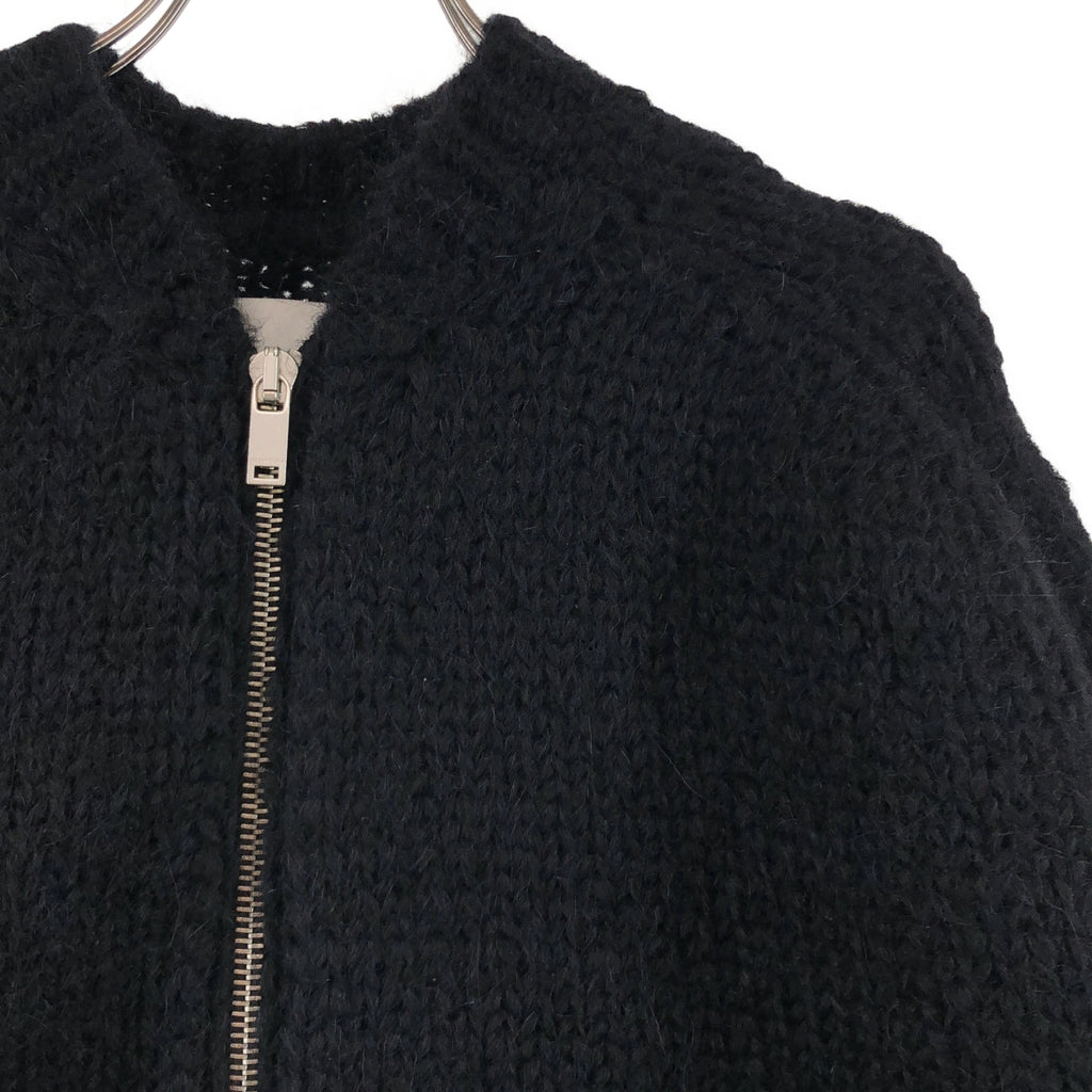 JIL SANDER / ジルサンダー | 2024AW | LS BOMBER CARDIGAN モヘヤ アルパカ ボンバーカーディガン | 46 | メンズ