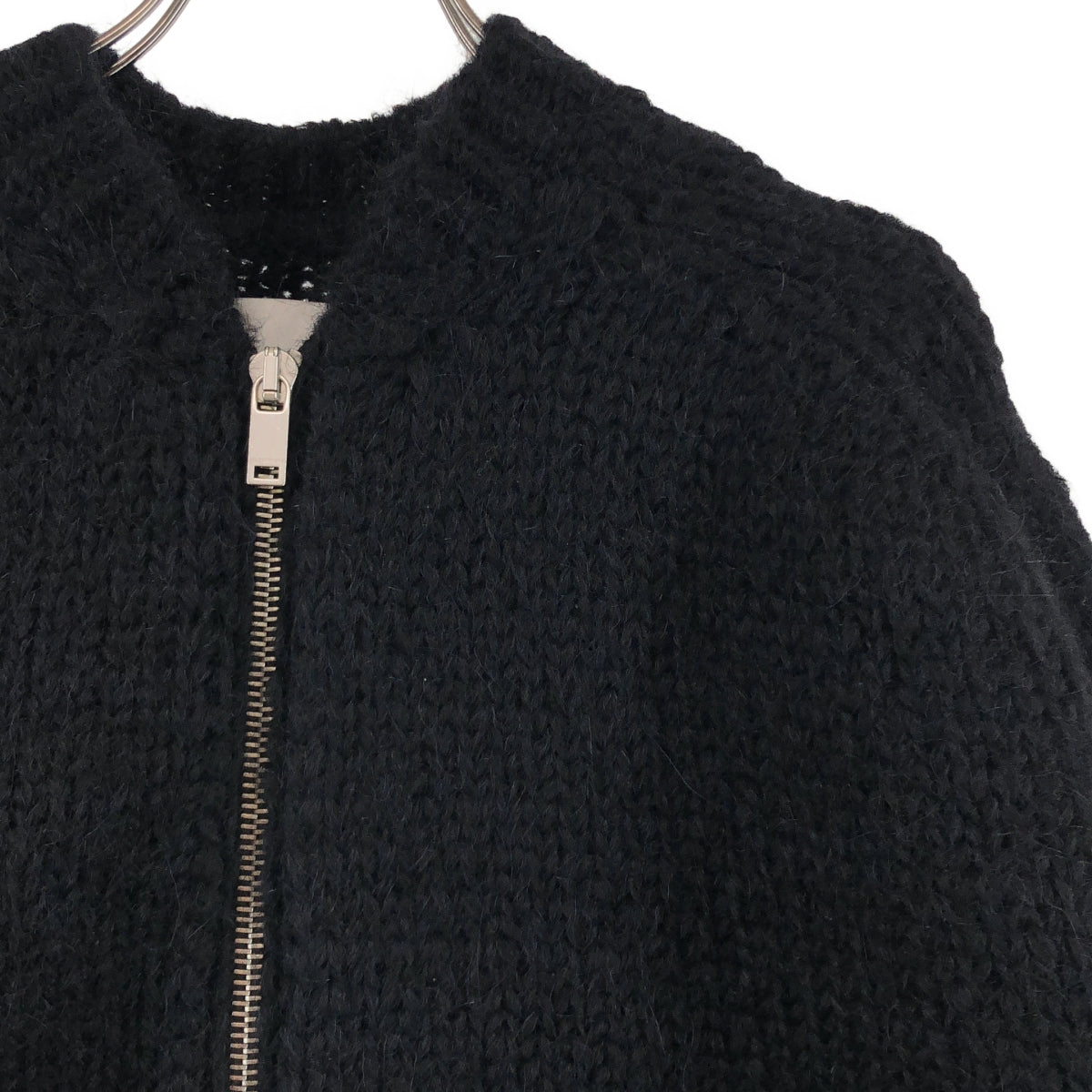 JIL SANDER / ジルサンダー | 2024AW | LS BOMBER CARDIGAN モヘヤ アルパカ ボンバーカーディガン | 46 | メンズ