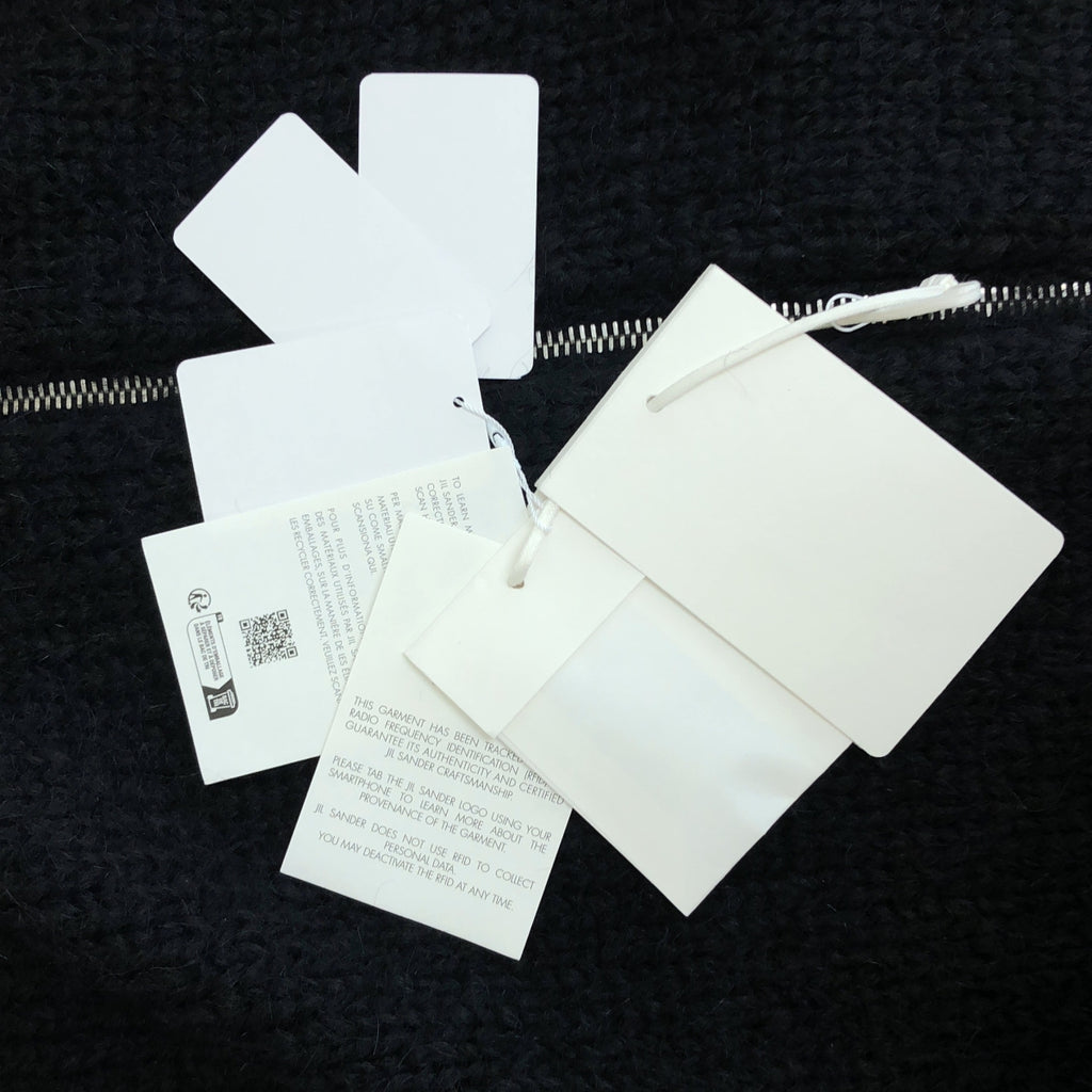 JIL SANDER / ジルサンダー | 2024AW | LS BOMBER CARDIGAN モヘヤ アルパカ ボンバーカーディガン | 46 | メンズ