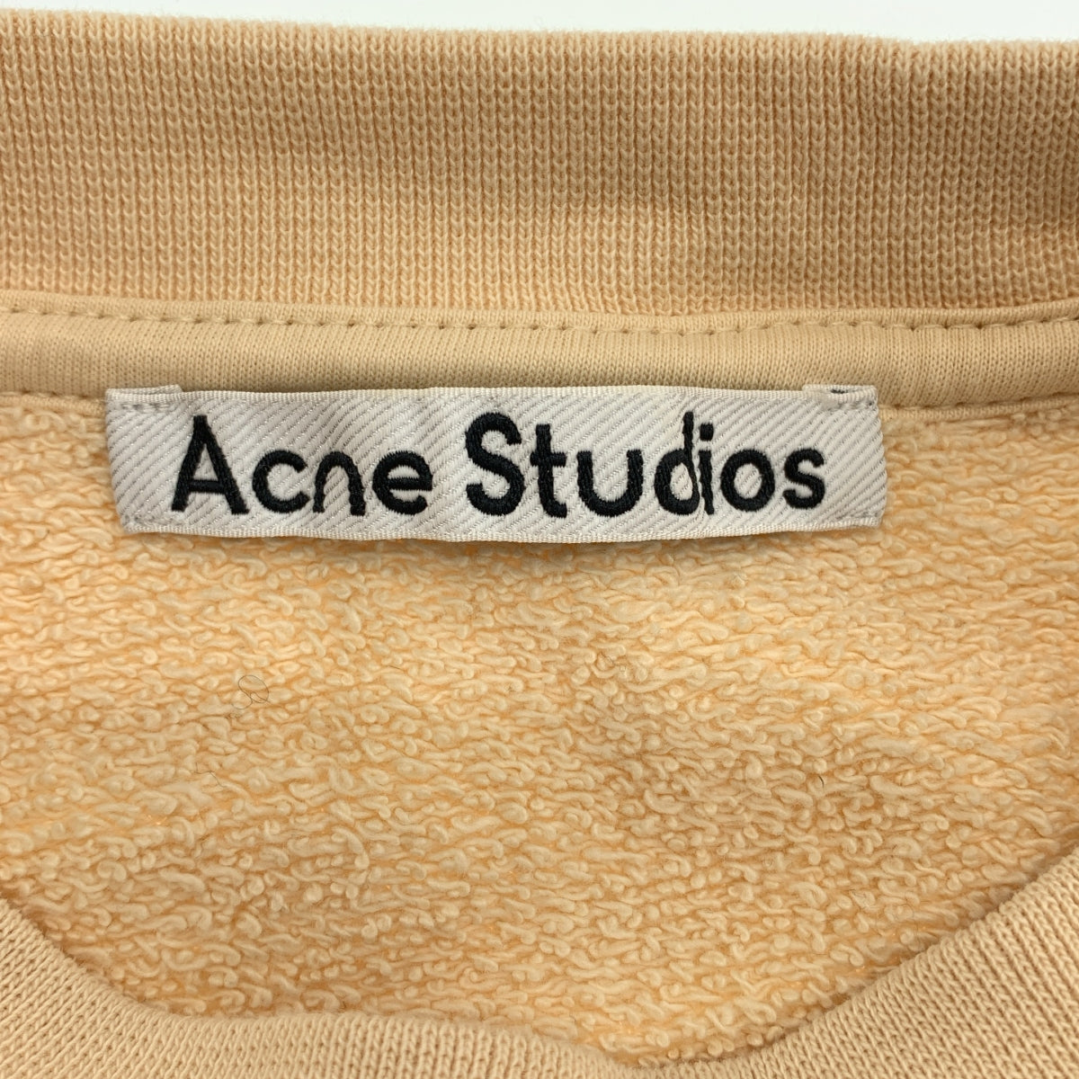 Acne Studios / アクネストゥディオズ | FN-WN-SWEA000184 / プリント クロップド トレーナー | S | ベージュ | レディース