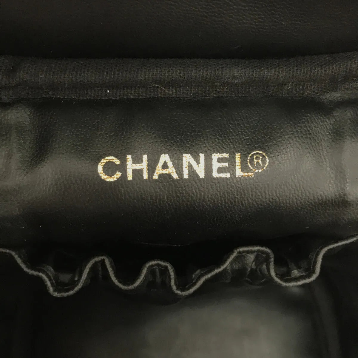 CHANEL / シャネル | 93659 ココマーク キャビアスキン バニティバッグ | ブラック | レディース