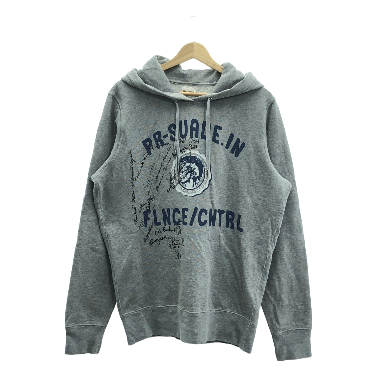 柴油 | BRAVEMAN 連帽派克大衣 | M |灰色 |男士