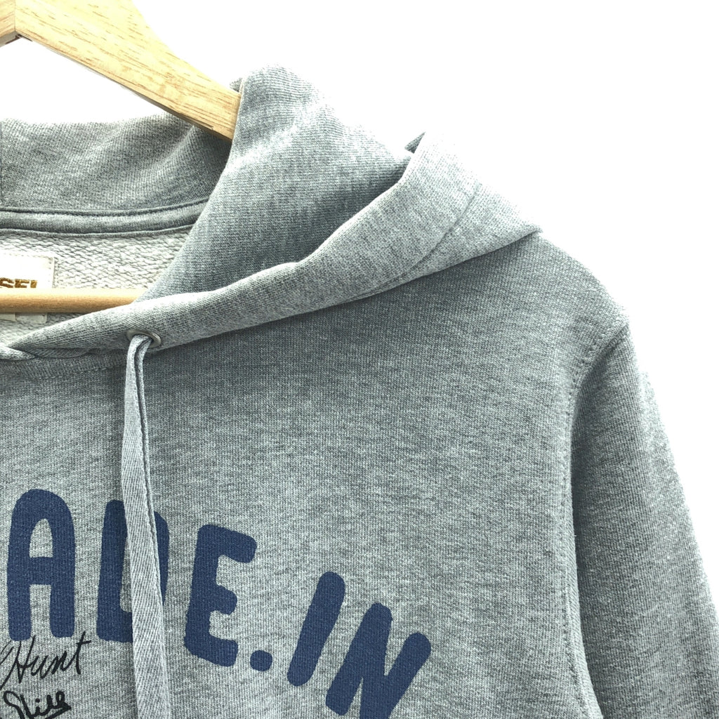DIESEL / ディーゼル | BRAVEMAN ブレイブマン フーディ パーカー | M | グレー | メンズ
