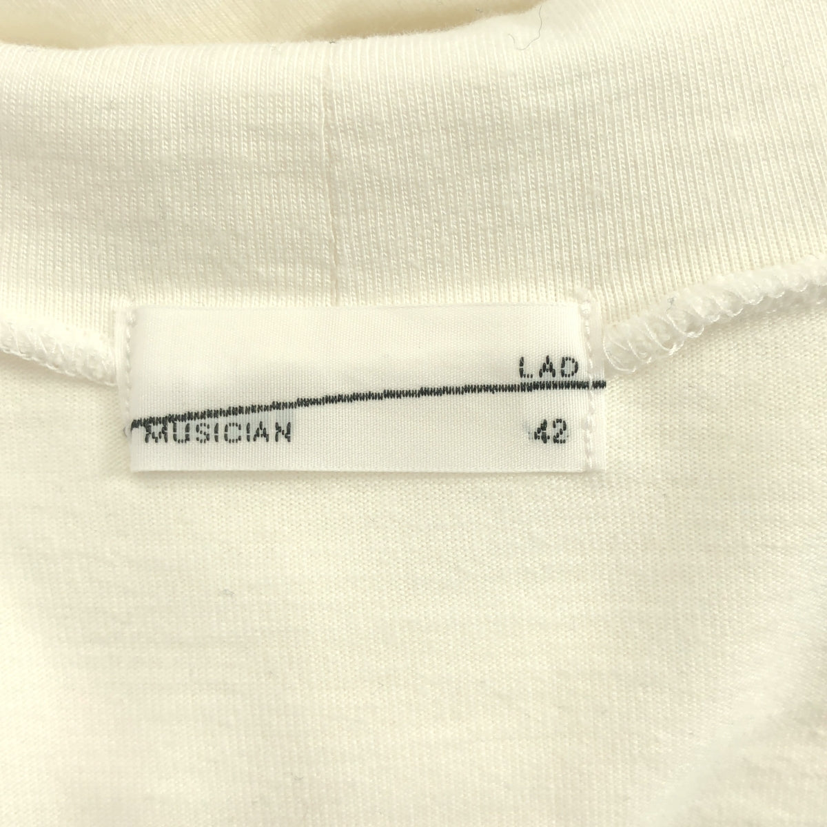 LAD MUSICIAN / ラッドミュージシャン | コットン タートルネック Tシャツ | 42 | メンズ