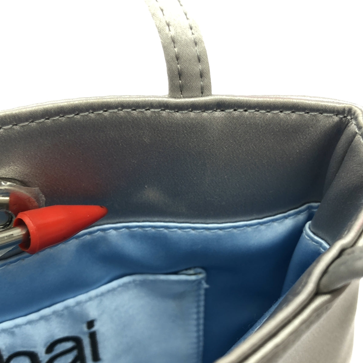 hai / ハイ | Little Silk Bag リトル シルク バッグ | シルバー | レディース