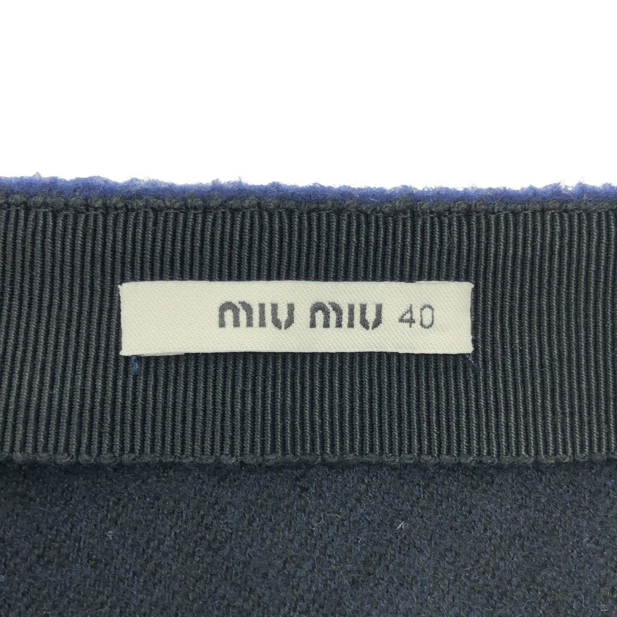 miu miu / Miu Miu | 初剪羊毛前開衩裙 | 尺寸 40 | 女款