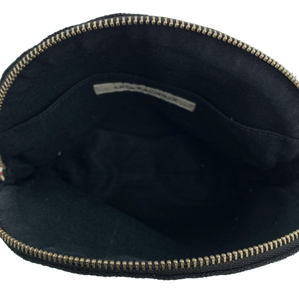 ARTS&SCIENCE / アーツアンドサイエンス | Round pouch M リネン キャンバス ラウンドポーチ |