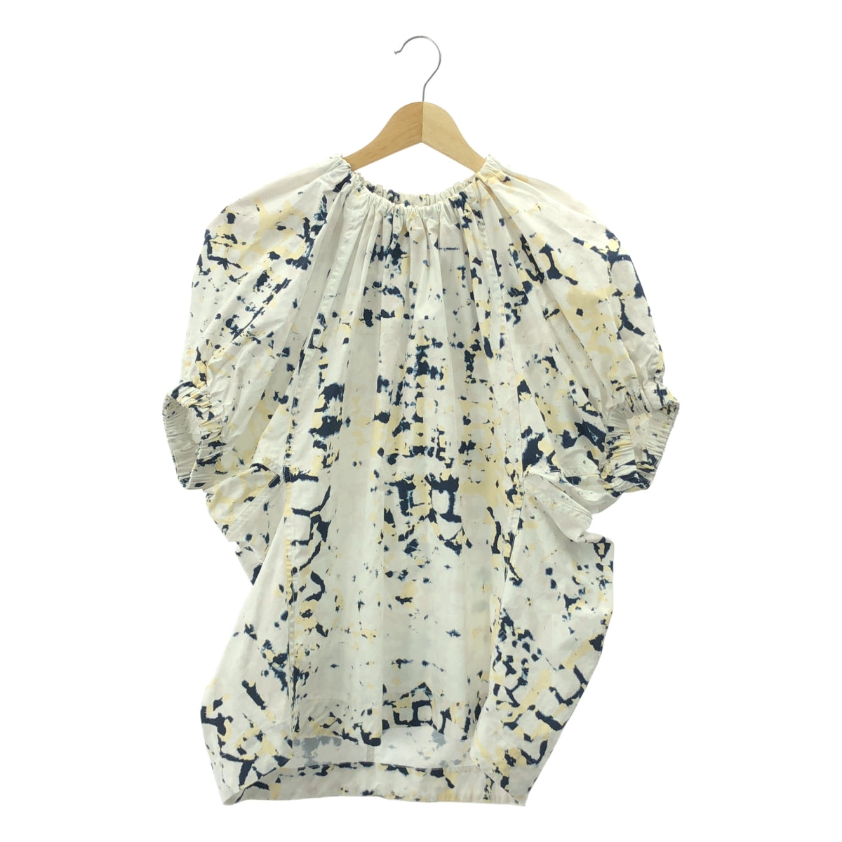 3.1 Phillip Lim / スリーワンフィリップリム | 総柄 ギャザー コットン ブラウス | XS | マルチカラー | レディース