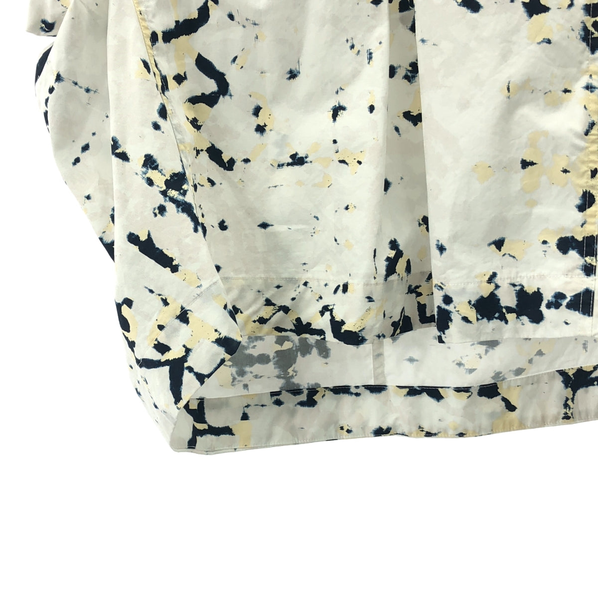 3.1 Phillip Lim / スリーワンフィリップリム | 総柄 ギャザー コットン ブラウス | XS | マルチカラー | レディース