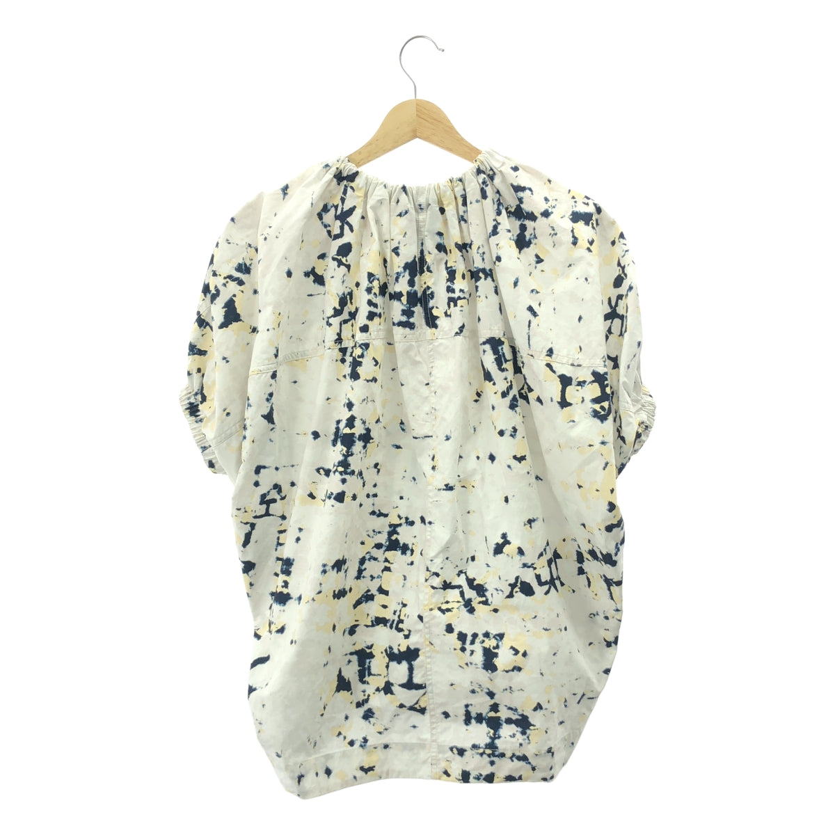 3.1 Phillip Lim / スリーワンフィリップリム | 総柄 ギャザー コットン ブラウス | XS | マルチカラー | レディース