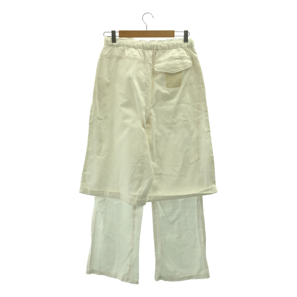 LIVINGTONE / リヴィントーン | INKEY SUPER LIGHT LAYERED PANTS レイヤード イージーパンツ | 38 | レディース