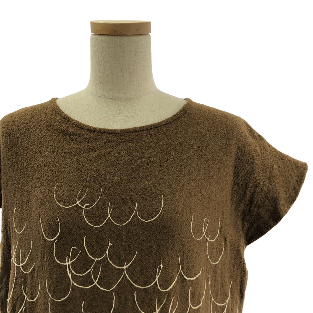 mina perhonen / ミナペルホネン | plume ウール ワンピース | 38 | レディース