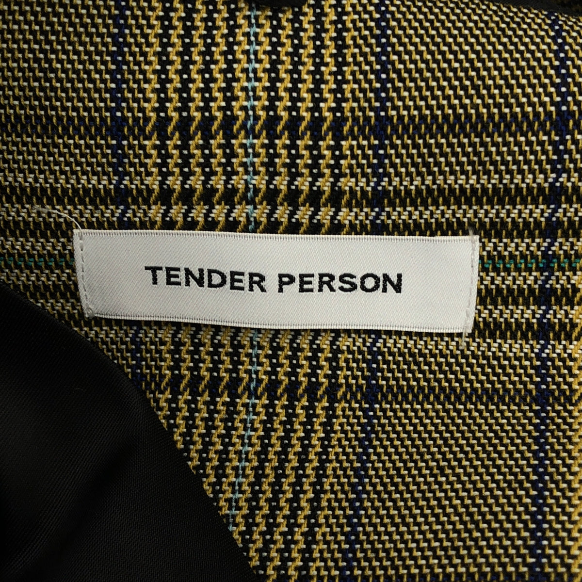 【미품】 TENDER PERSON / 텐더 파슨 | ROSE AIRBRUSH TAILORED JACKET / 지퍼 테일러드 재킷 / 총 안감 | 3 | 옐로우 계열 | 남성