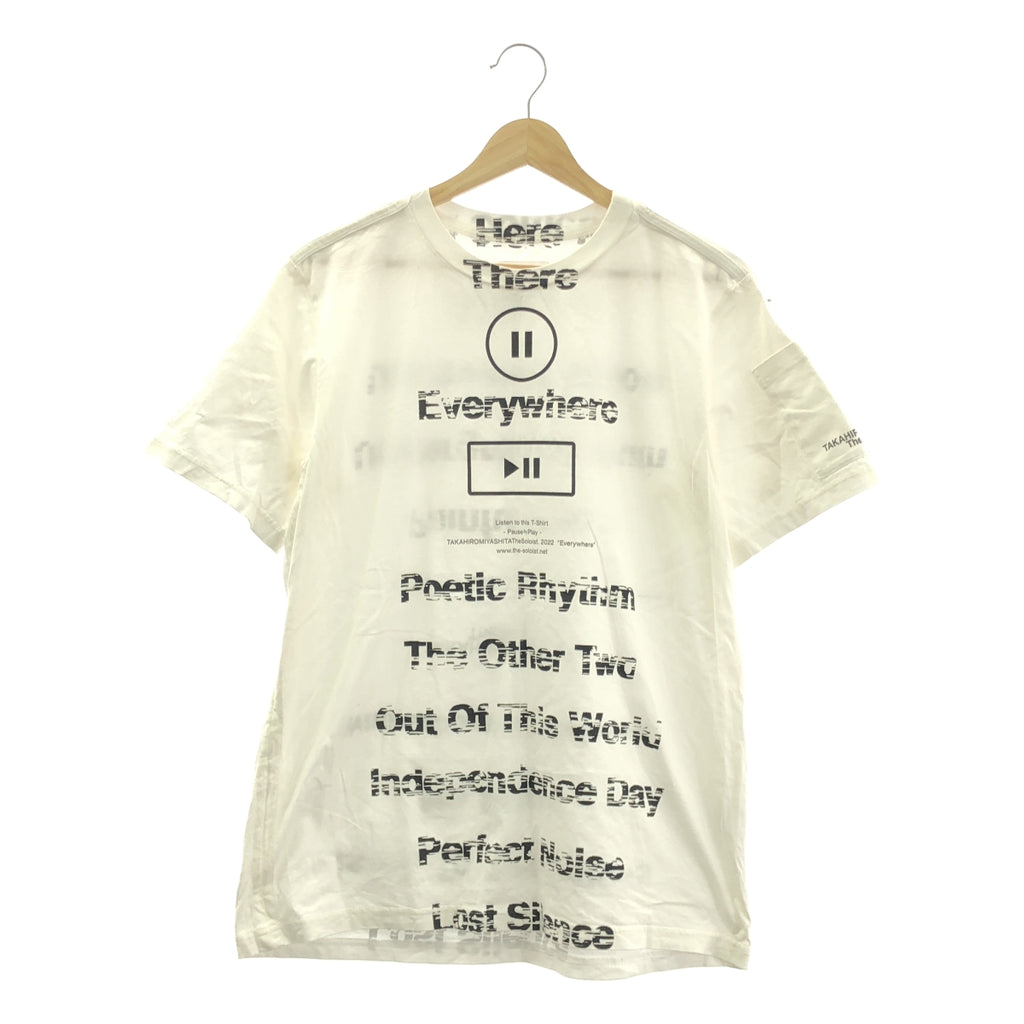 TAKAHIROMIYASHITA The Soloist / タカヒロミヤシタザソロイスト | 両面プリント Tシャツ カットソー | 46 | メンズ