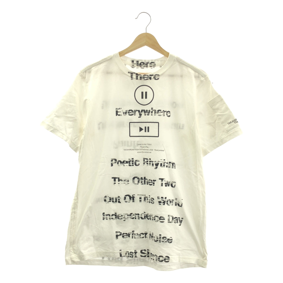 TAKAHIROMIYASHITA The Soloist / タカヒロミヤシタザソロイスト | 両面プリント Tシャツ カットソー | 46 | メンズ