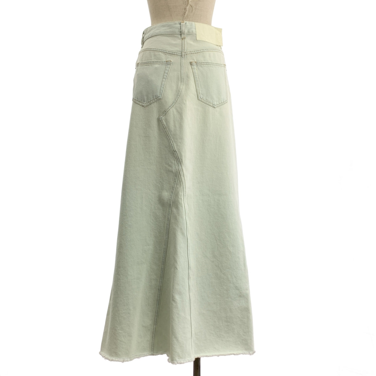 MM6 Maison Margiela / エムエムシックスメゾンマルジェラ | 2024SS | Long Skirt カットオフ デニム ロングスカート | 38 | レディース