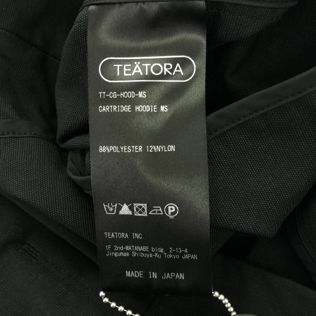TEATORA / テアトラ | CARTRIDGE HOODIE MS - DIVERSE / カートリッジ ジャケット フーディ | 1 | black | メンズ
