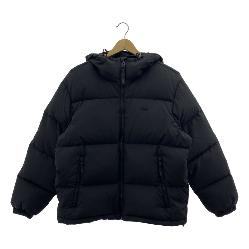 LACOSTE / ラコステ | ワンポイントワッペン ロゴジップ ダウンジャケット フーディ | 48 |